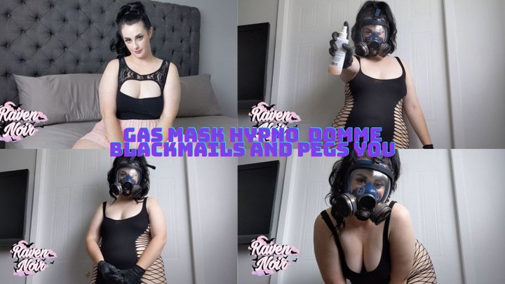 Gas Mask Domme Blackmails and Pegs You