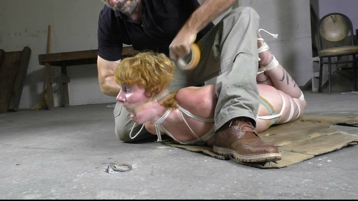 Summer Special - Our best Clips in FullHD - Muriel La Roja - Extreme Hogtie by Eric Cain- her Futile Struggles - Full Clip wmv