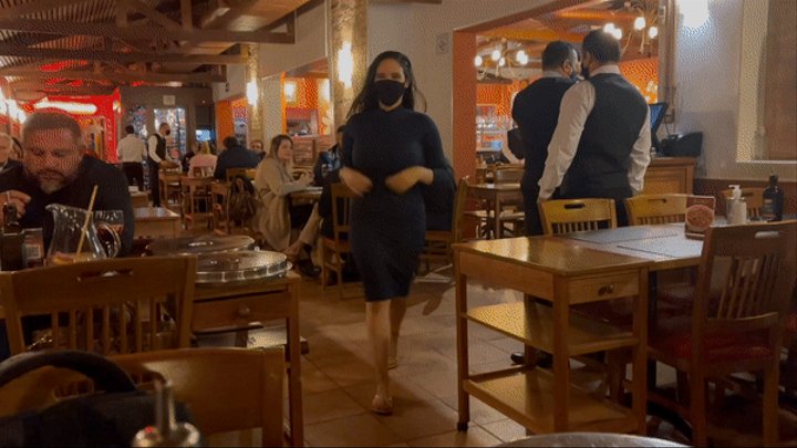 LANA NOCCIOLI in PUBLIC Ep 10 - We go out Dinner and I TEASE you HARD