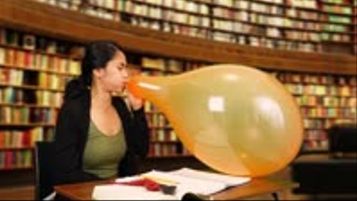 College Looner Girl gets Naughty in the Library