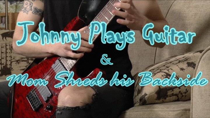Johnny Plays Guitar & Step-Mom Shreds his Backside ~ Mobile mp4