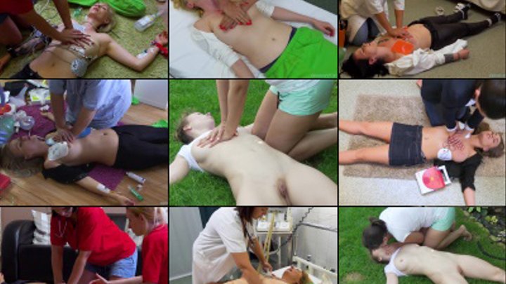 CPR Anthology #4 CPR, Resus, Defib, MTM, AED, BP, 02, Ambu, 3 Lead ECG (7 Patients)