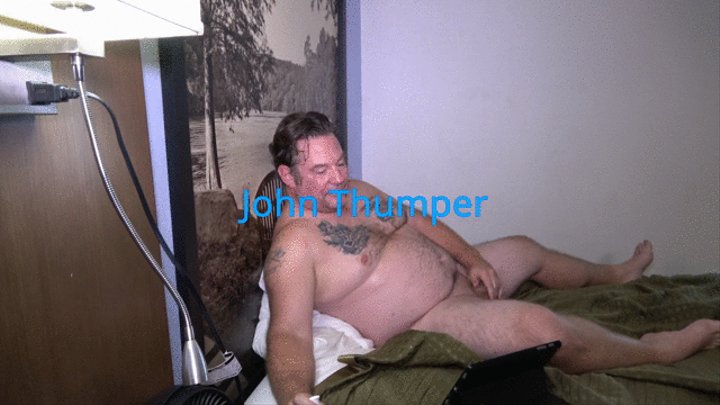 40 something ex rugby player John Thumper solo jerk off 1080p