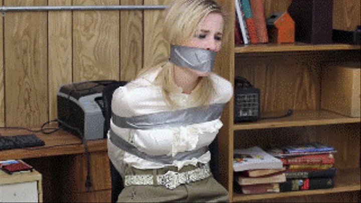 Catie Parker won't make it to the equestrian event, she has been taken away, tied and gagged by her rival!