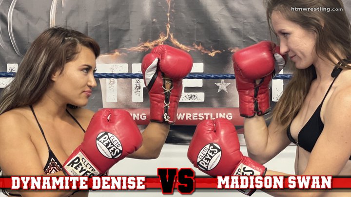Dynamite Denise vs Madison Boxing Part 1 HDMP4