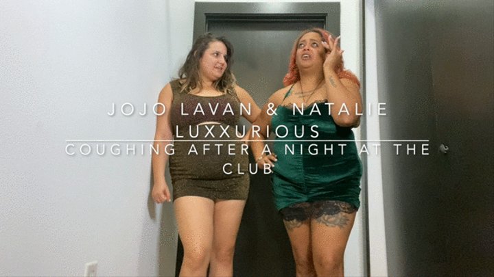 Second hand smoke at the club makes us COUGH (barking, wheezing, close ups) ft Natalie Luxxurious - mp4