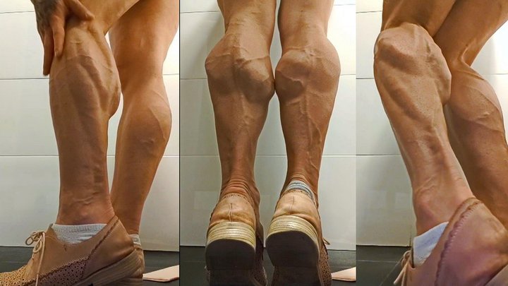 Up Close And Personal Chiseled Muscular Calves
