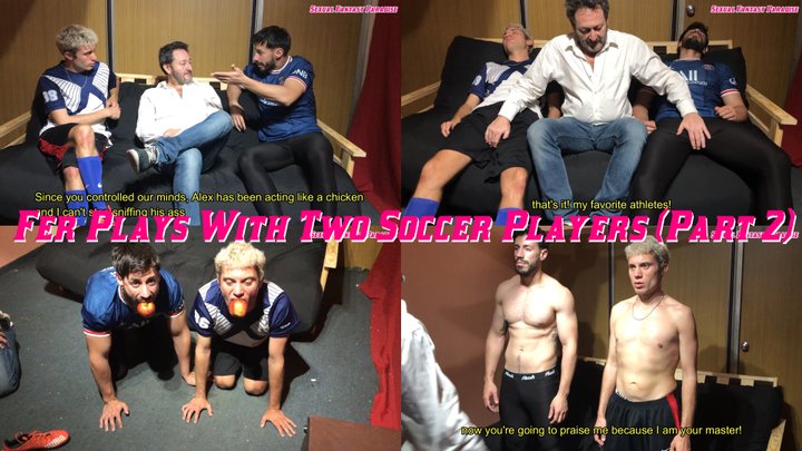 Fer Plays With Two Soccer Players (Part 2)