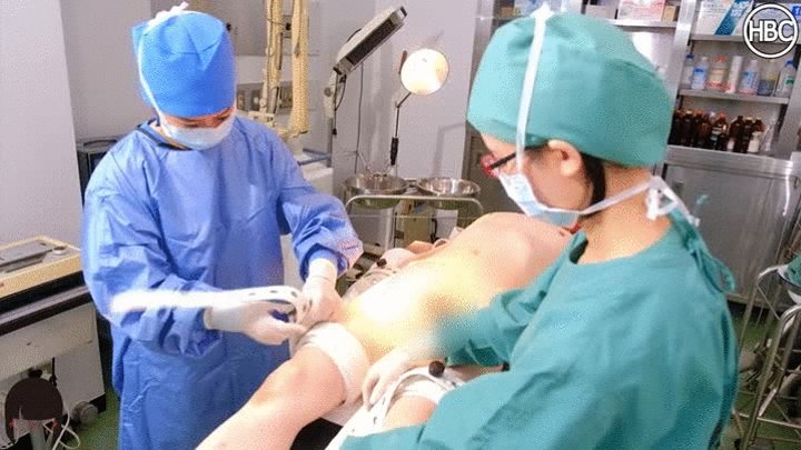 HBC X Eri Kitami Bondage Hospital Part 1 (Gloved Handjob)