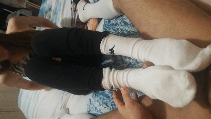 Floppy Sock Sniffing and Sex after workout in Kappa Socks! PART 2 1080p