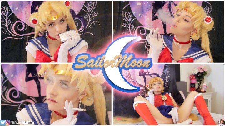 Sailor Moon Gloved Smoking Orgasm