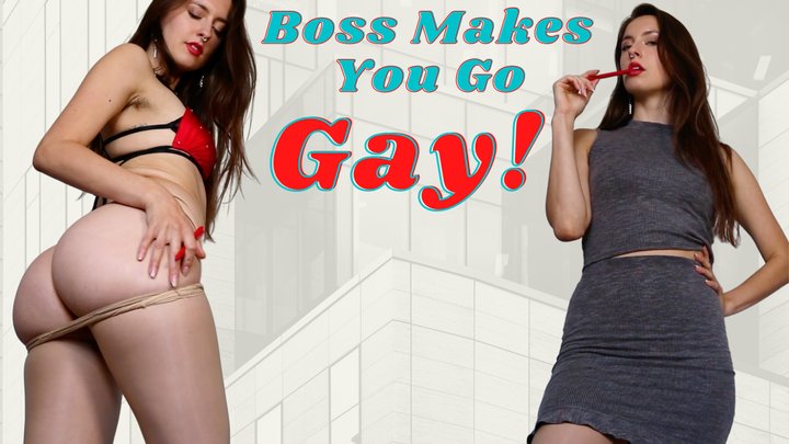 Young Dominant Boss Makes You Go GAY