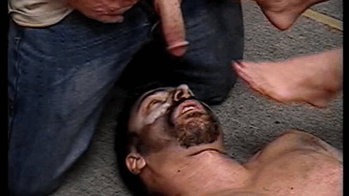 to stop the pain this slave agrees to eating cum milked out of another man with my feet!