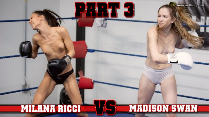 Milana Ricci vs Madison Swan Boxing Part 3 HDWMV