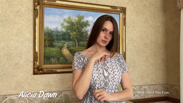 Alicia Dawn 20 Minute Hot Striptease Video
