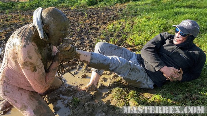 Extreme muddy foot domination - Master Bex - MP4 HD