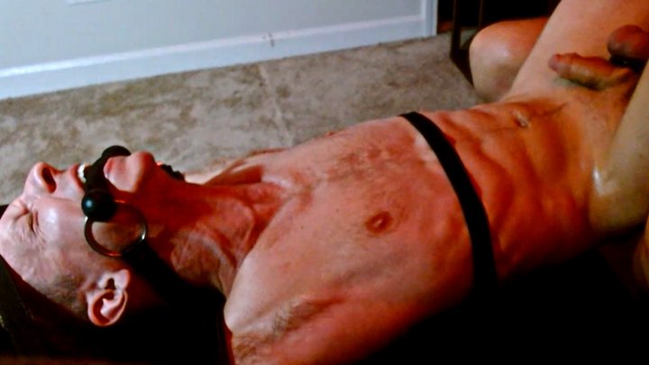 Male Model Landon's Tickle-Milking Strapped To The Bench (3 Angles) (Part 3)