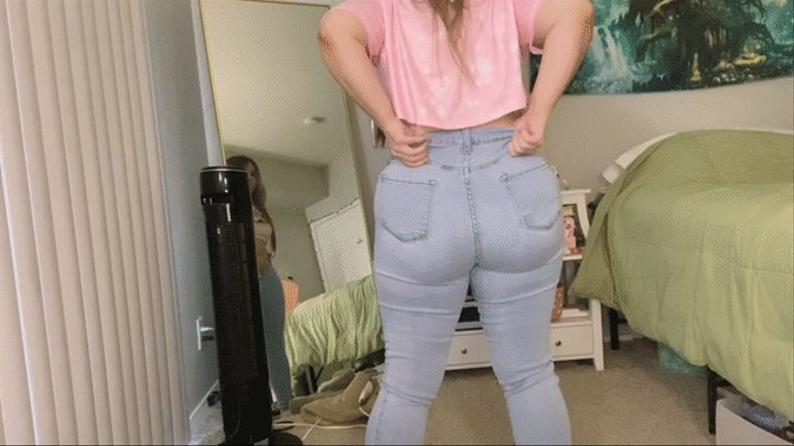 Endless Squirming Big Booty In Tight Jeans Custom MP4