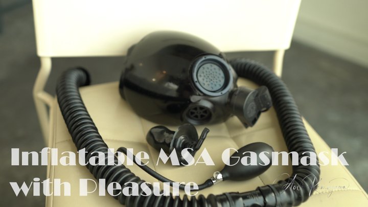 Inflatable MSA Gasmask with Pleasure (Big Window)