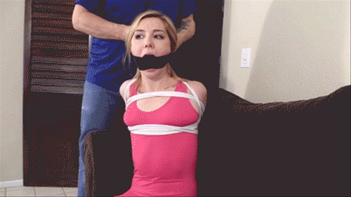 2208JANIRA-Stranded Girl tied up and gagged