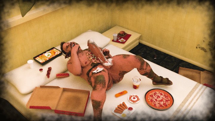 Fat Pigman JOI with Greasy Pizza EAT AND JERK EDITION