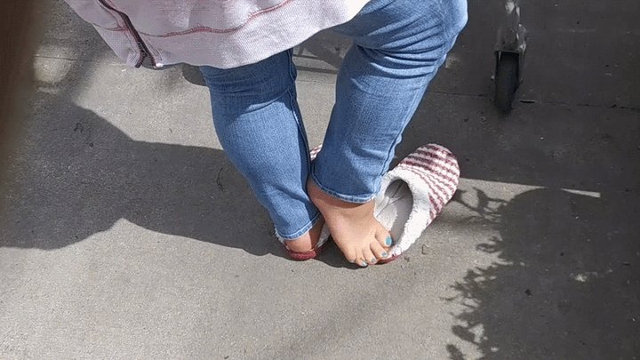 Sexy Slippers and Nylons!