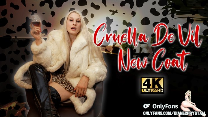Cruella De Vil 's New Puppy Fur Coat JOI 4K