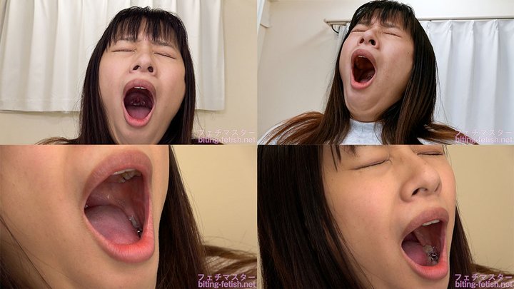 Hana Haruna - CLOSE-UP of Japanese cute girl YAWNING yawn-13