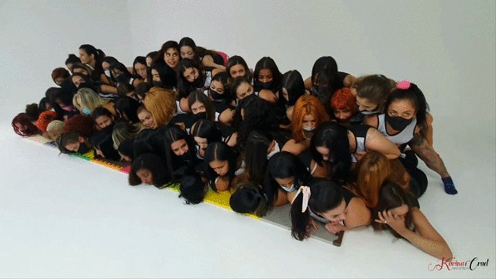 PYRAMID WITH MORE THAN 60 WOMEN THE NEW RECORD - NEW KC 2021 - CLIP 2 IN FULL HD