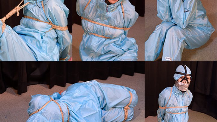 NH8-12 Cute Japanese Girl Namie Tied & Gagged in Raincoat FULL (HD)