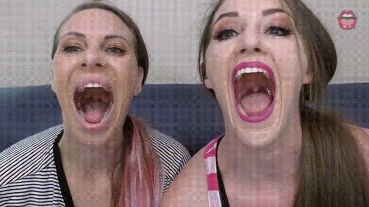 Endoscope Mouth Compare - Vicky Vixxx & TerraMizu - 720 MP4 HD