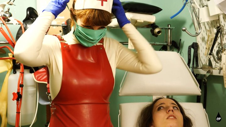 Mila's Medical Stapling and Orgasm Treatment by Nurse Roxy