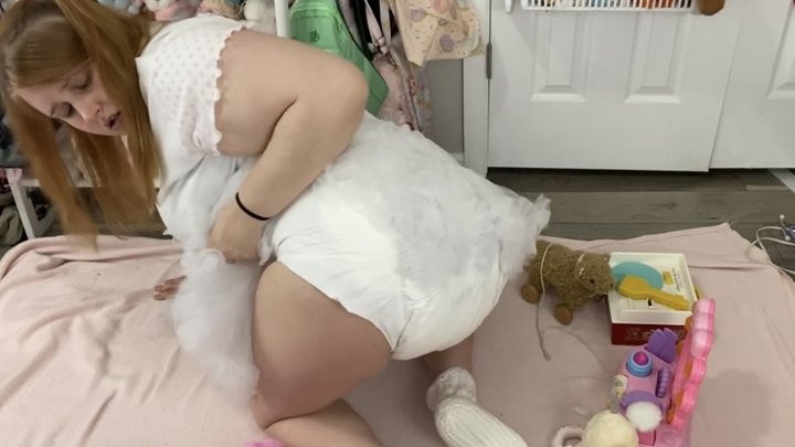 Baby Elle Hides Messy Diaper from Her Step-Mommy