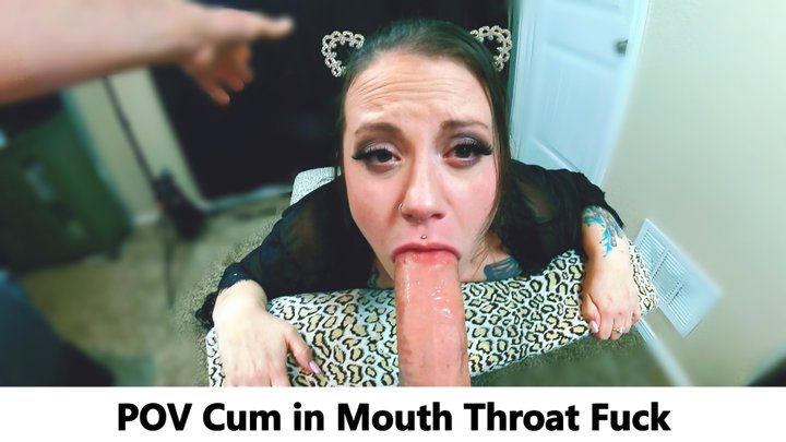 POV Cum in Mouth Throat Fuck