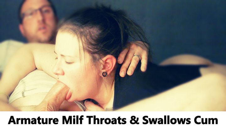 Amateur Milf Swallows Cum