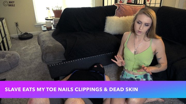 Slave Eats Toe Nail Clippings and Foot Dust
