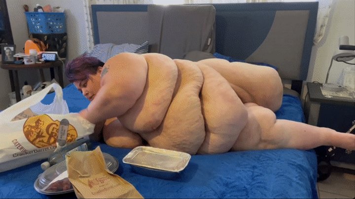 Bedbound Blob Eats Breakfast for 4 HD