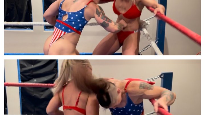 Sheena and KO both belly punch each other to see who has the strongest Abs