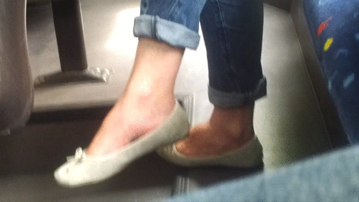 Beautiful white flats in the train