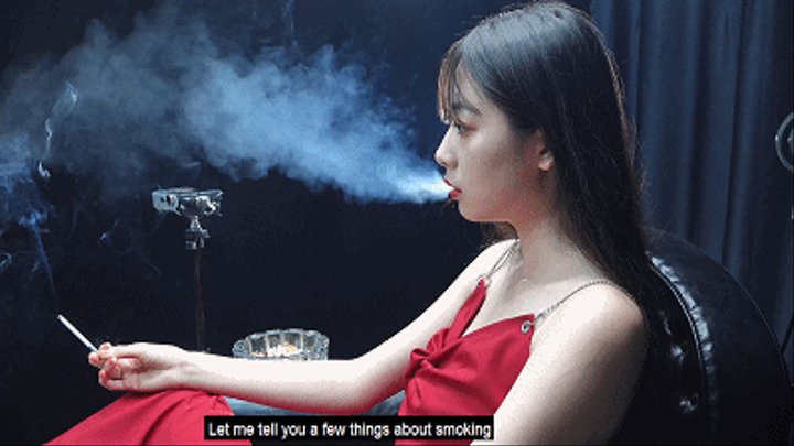 NEW  Sexy heavy yilin`s smoker interview2 4K